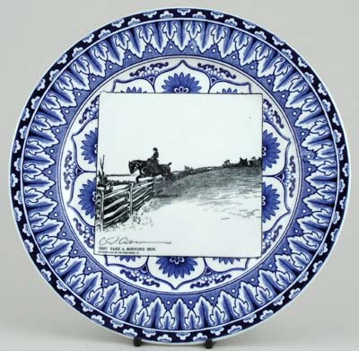 Plate They Take a Morning Run c1903